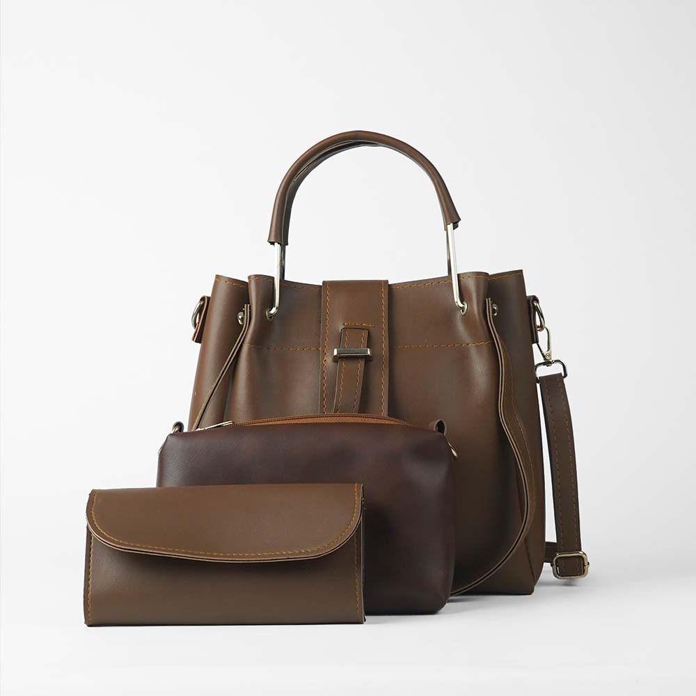 Emerald Set of 3 bag brown