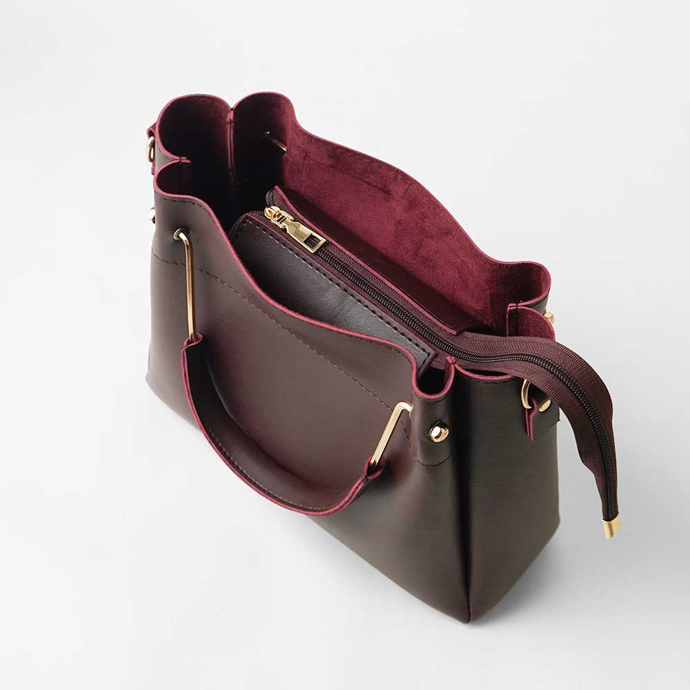 Mini Emerald set of 2 Bag Maroon