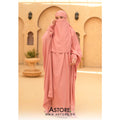 Jilbaab with niqab (pink)