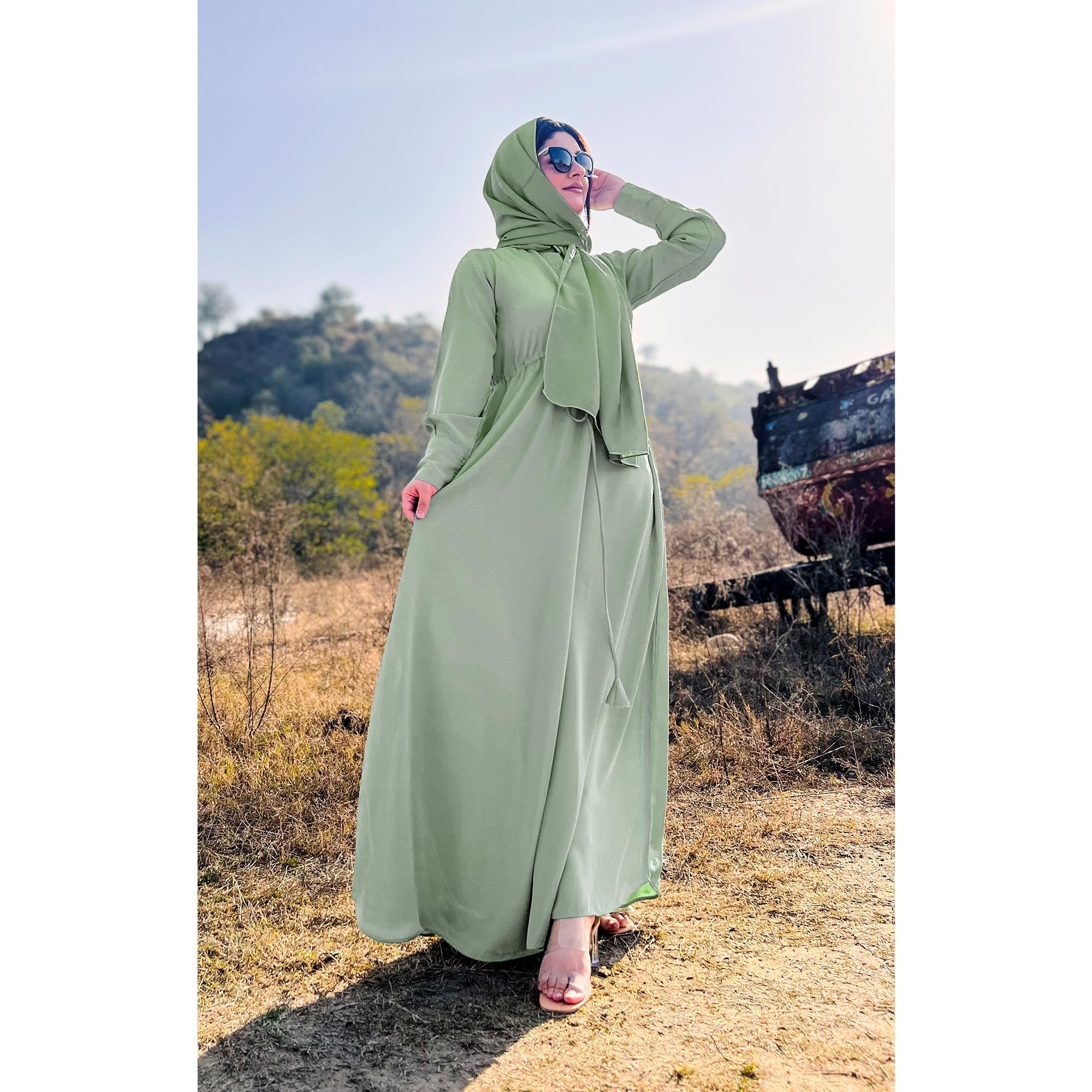 Elegant Maxi Abaya (Pastel) by Astore Online in Pakistan