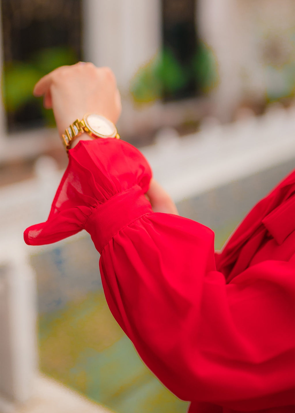 The queen top (red)