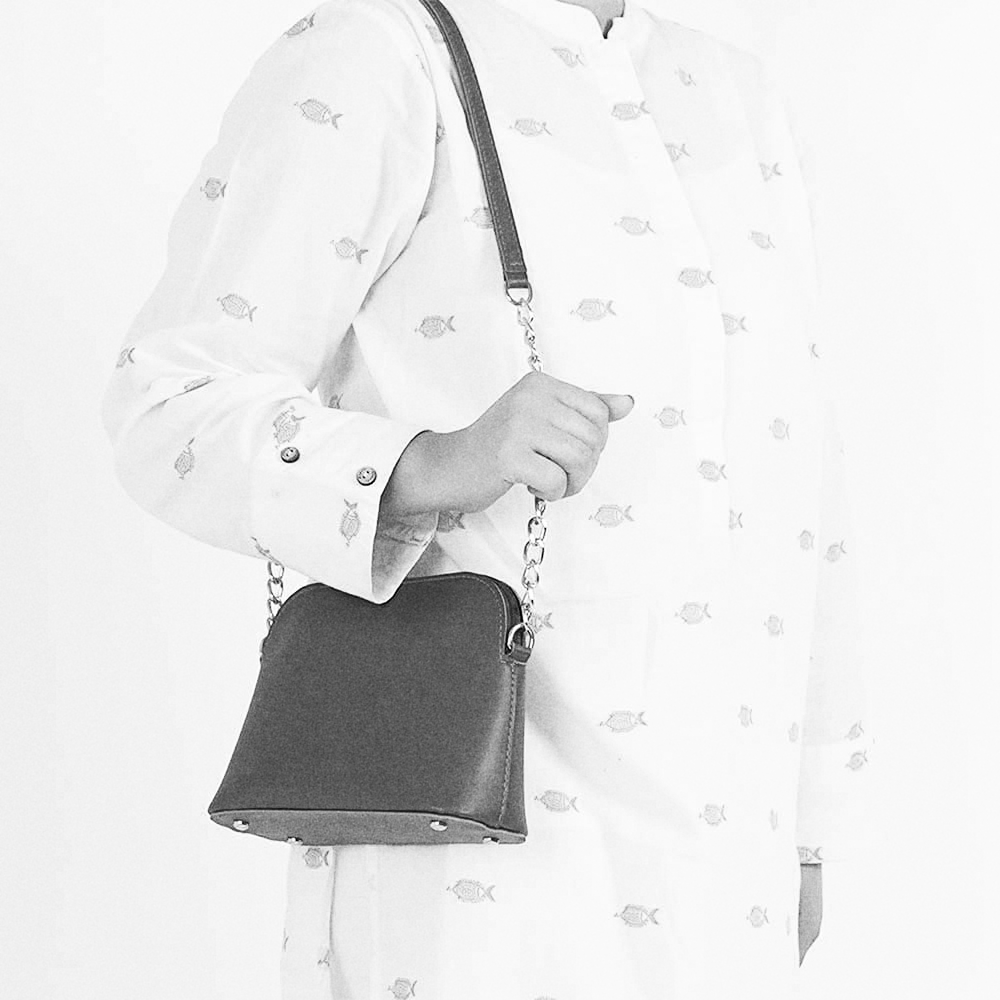 Pouch Size Shoulder Bag Black