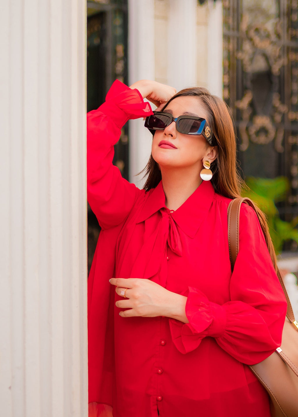 The queen top (red)