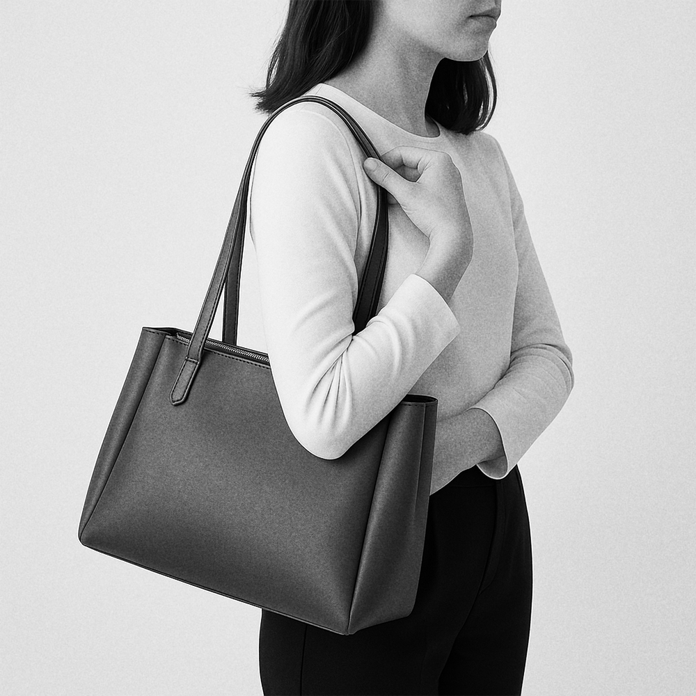 Wide set of 2 Bag Black