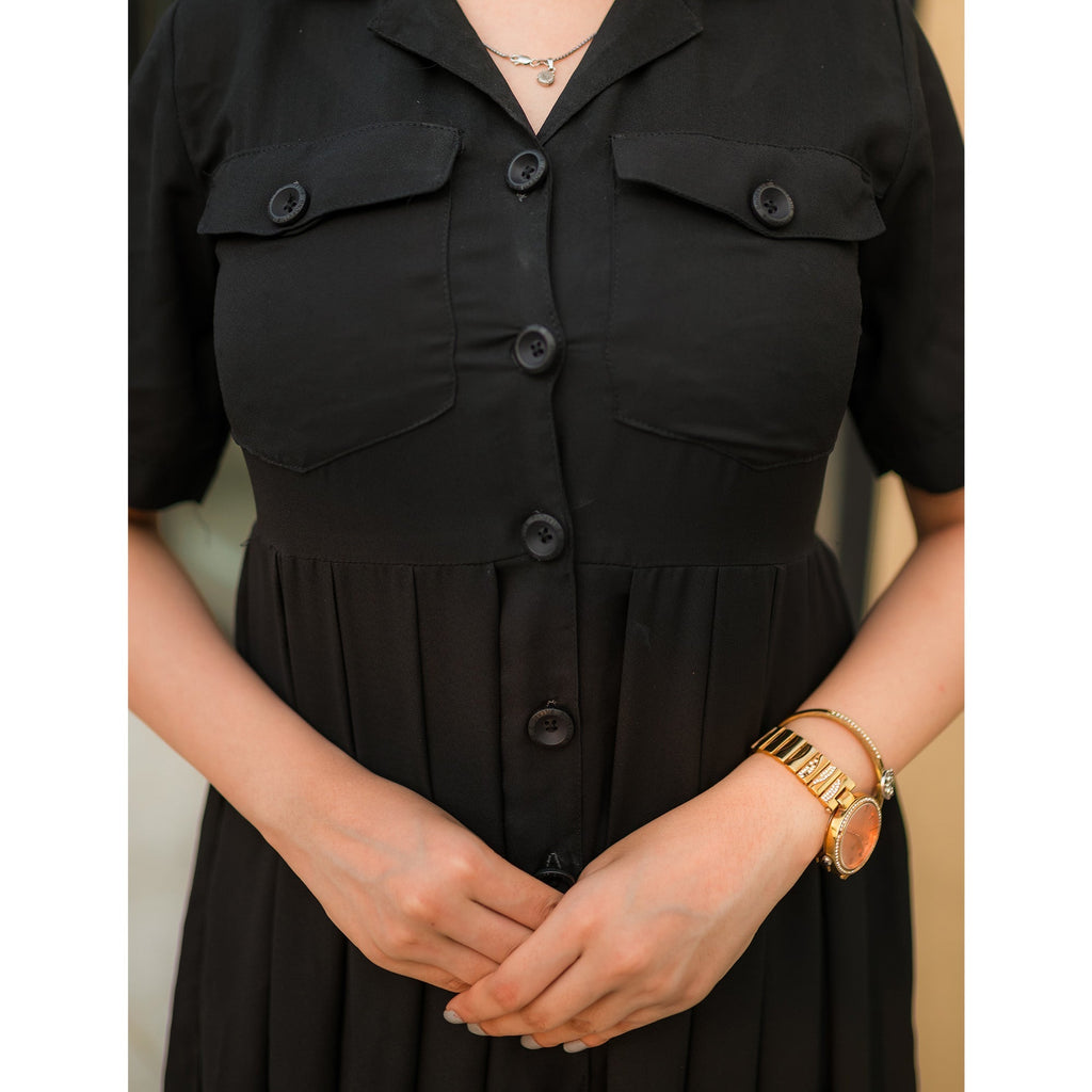 Formal maxi dress (black)