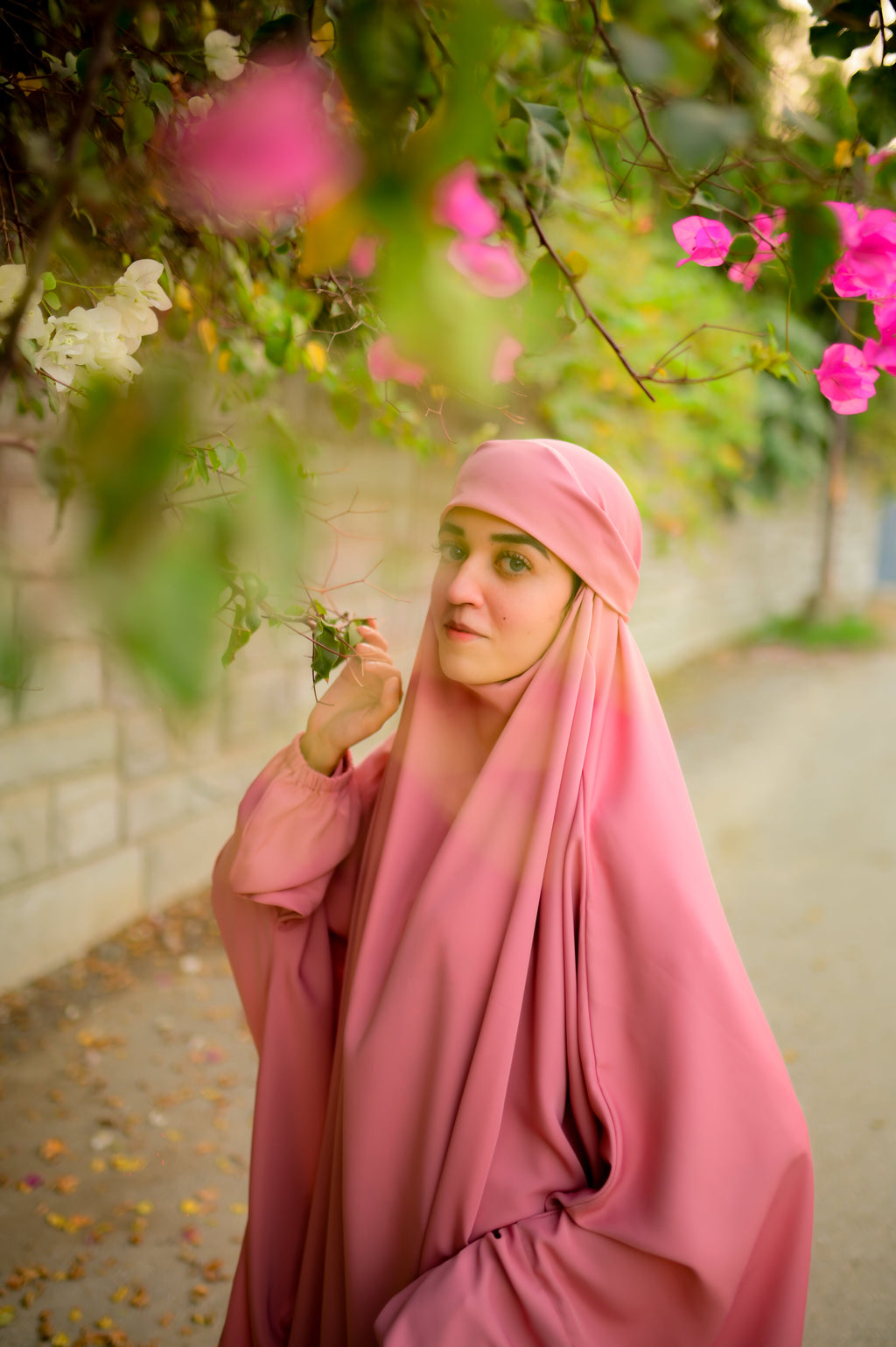 Jilbaab with niqab (pink)