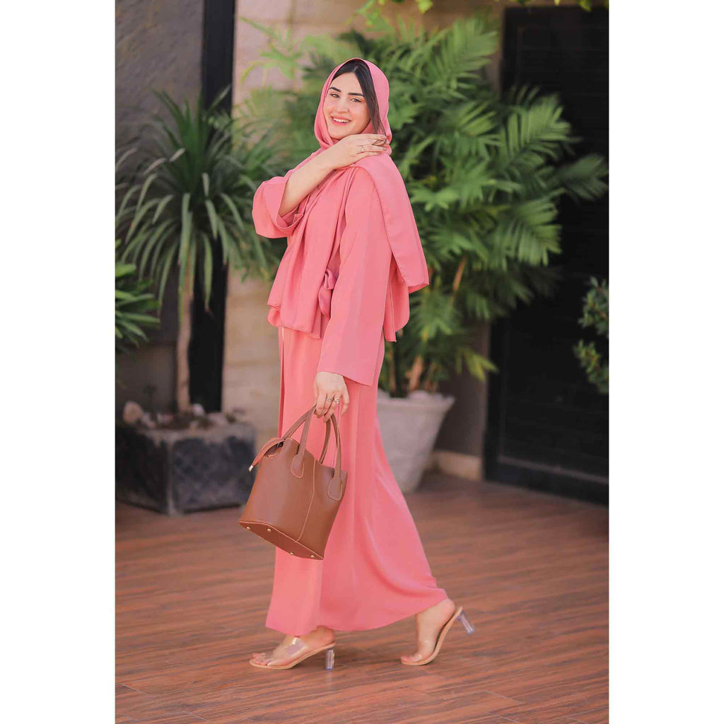 Shop Abaya (Light Pink Color) for Women Online in Pakistan