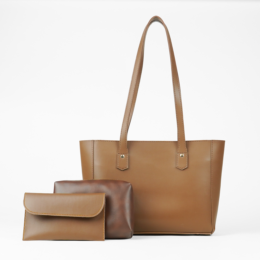 Dew set of 3 bag brown