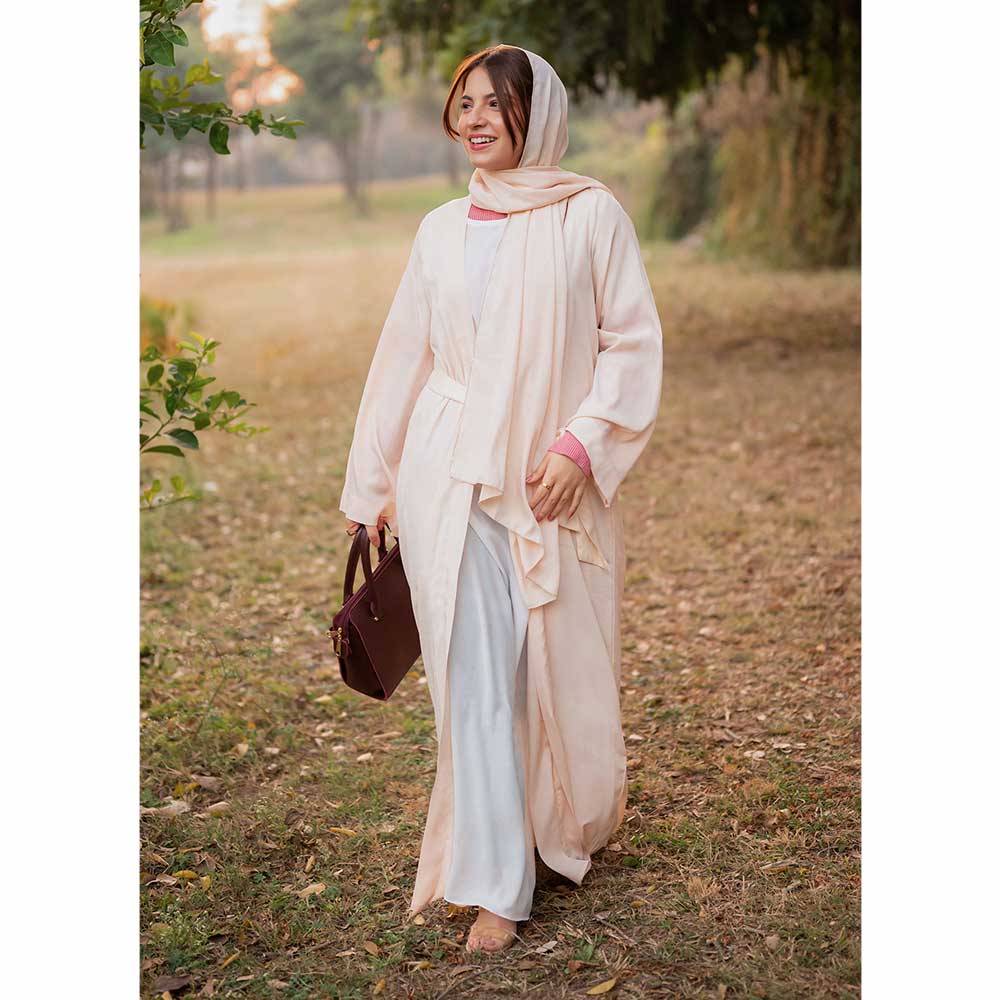 Abaya (Light Peach Color)