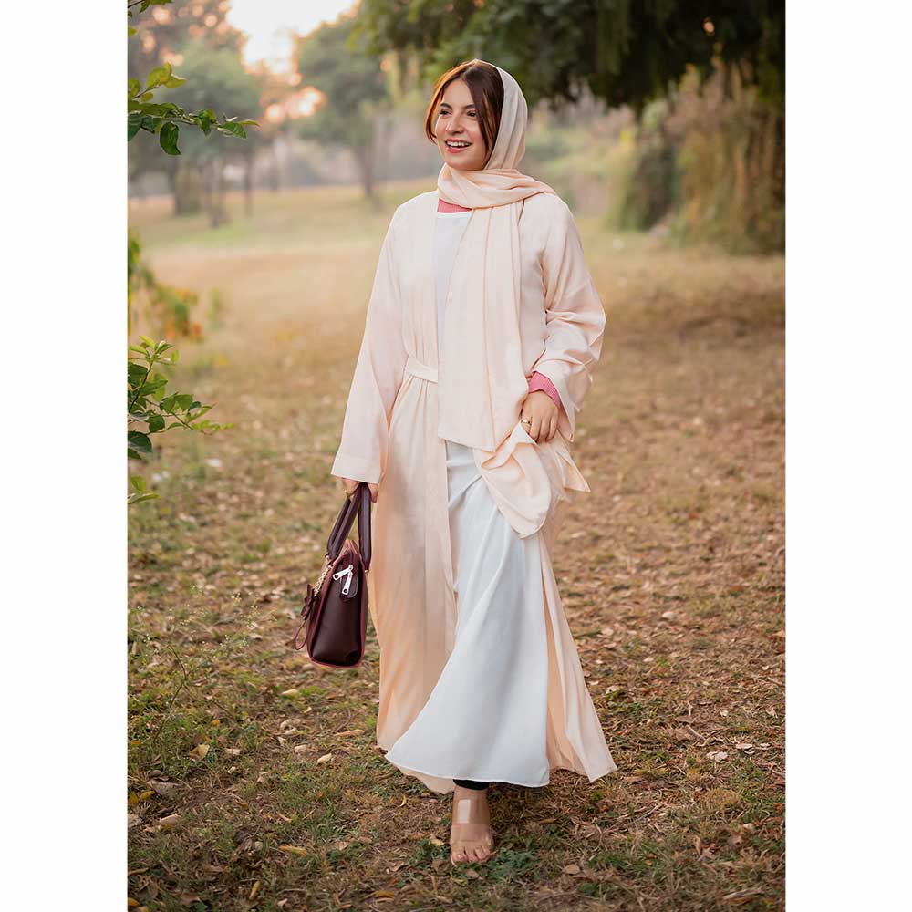 Abaya (Light Peach Color)
