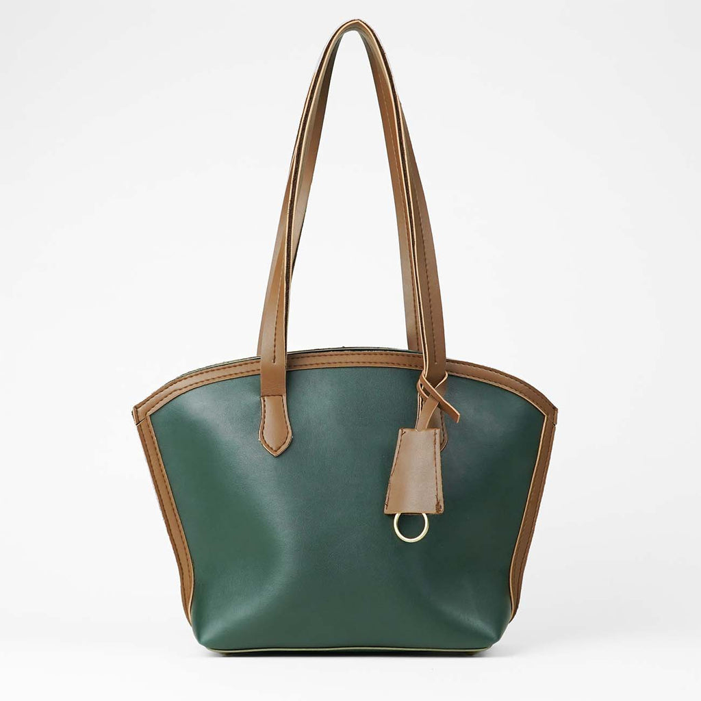 Flo bag Set of 3 green & brown
