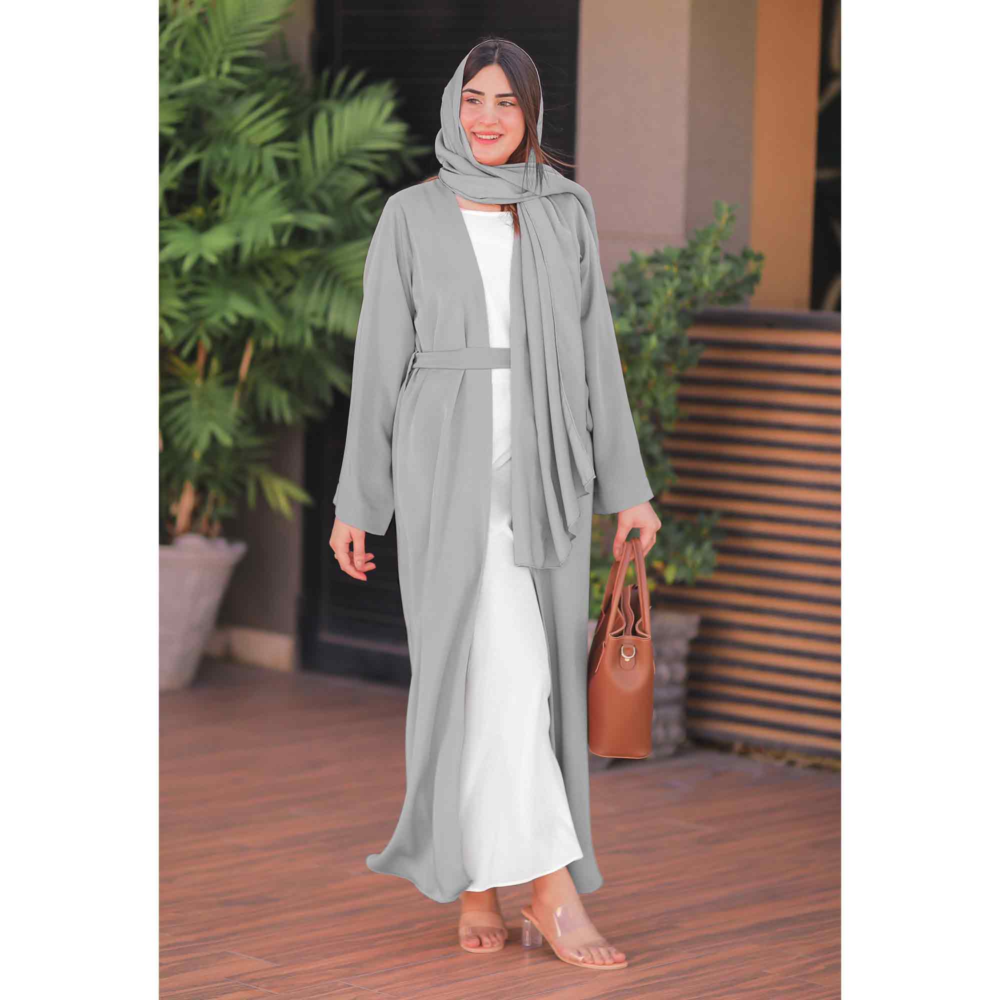 Abaya (Silver Color)